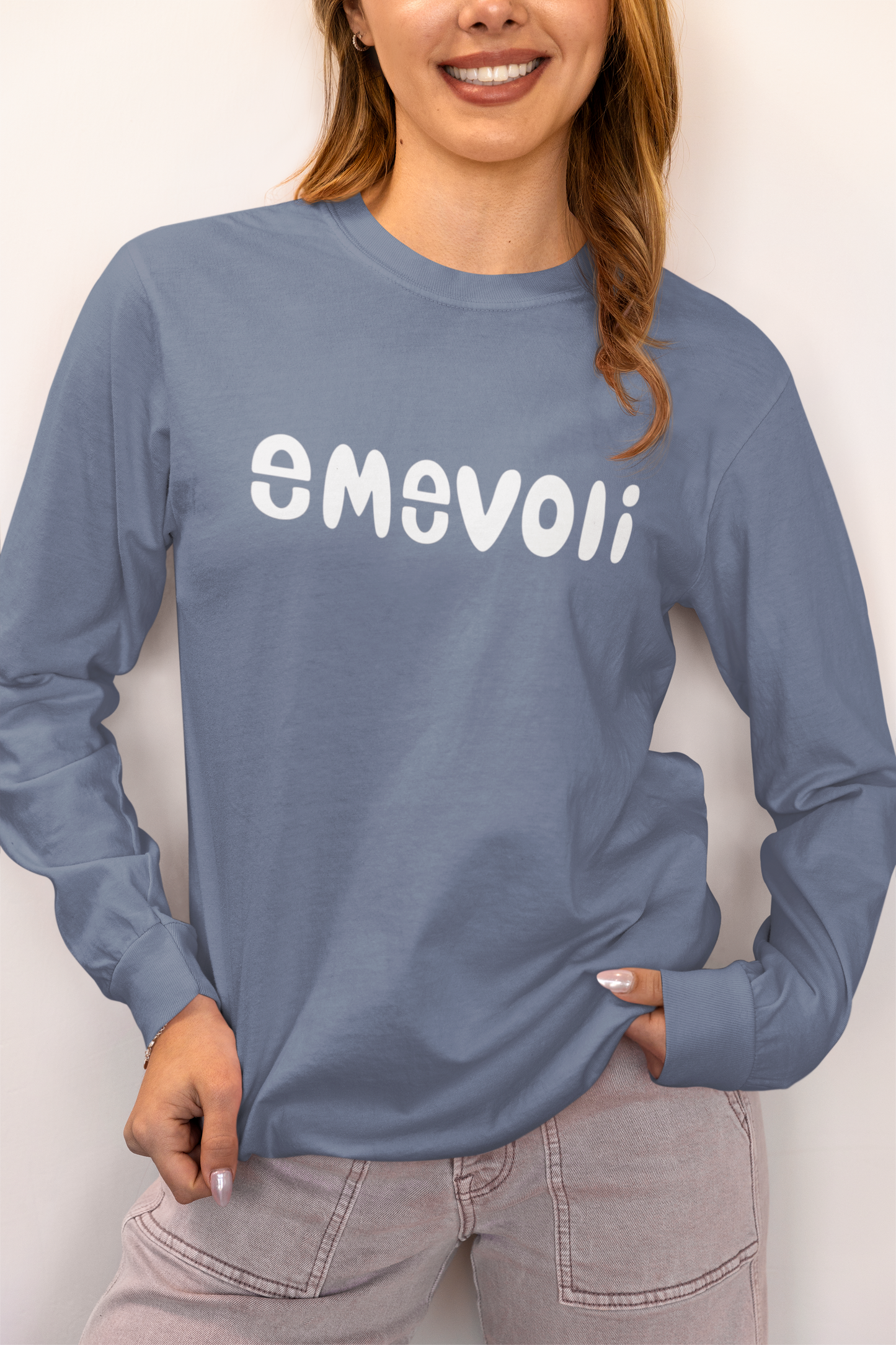 emevoli | Unisex | Garment-dyed Long Sleeve T-Shirt