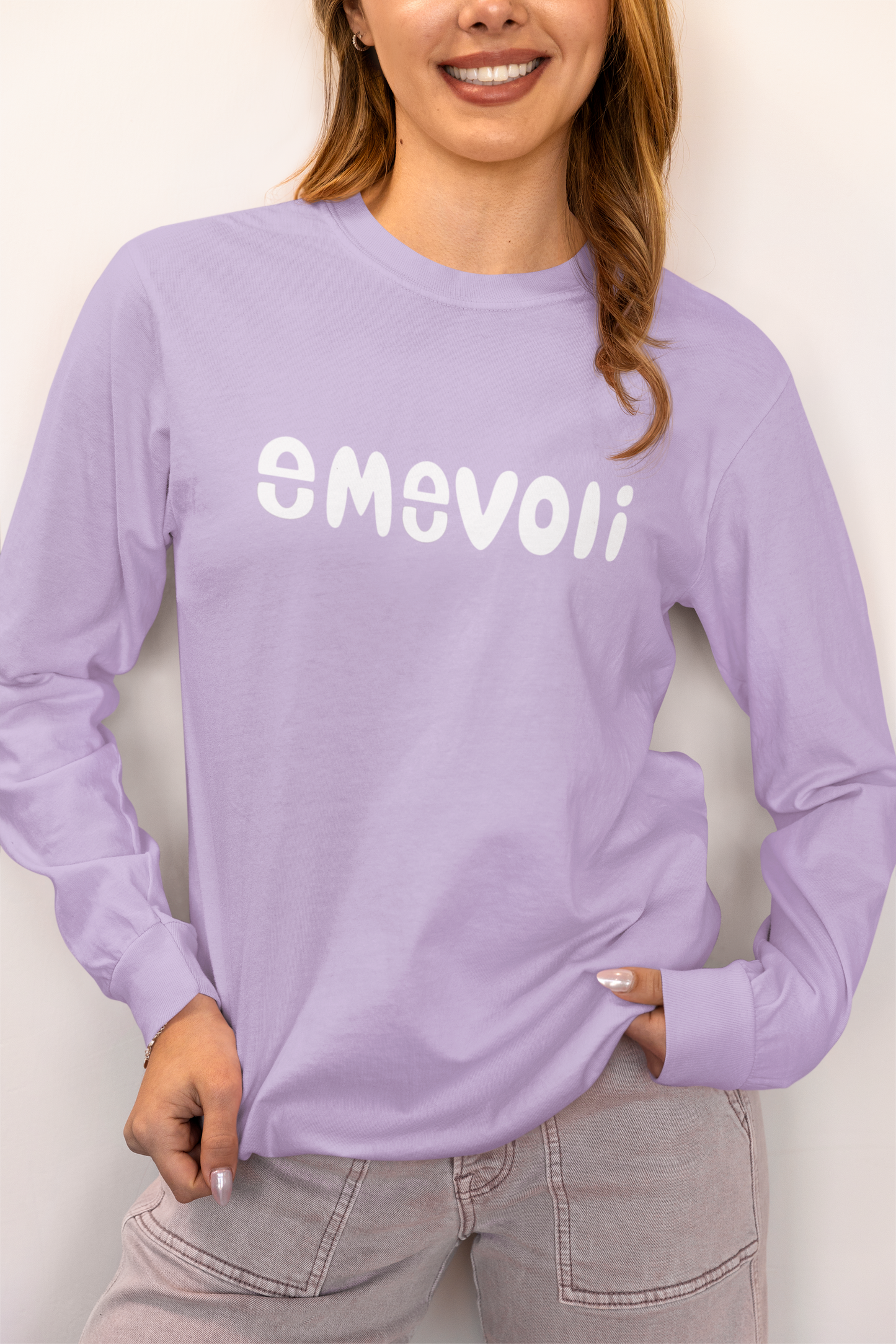 emevoli | Unisex | Garment-dyed Long Sleeve T-Shirt