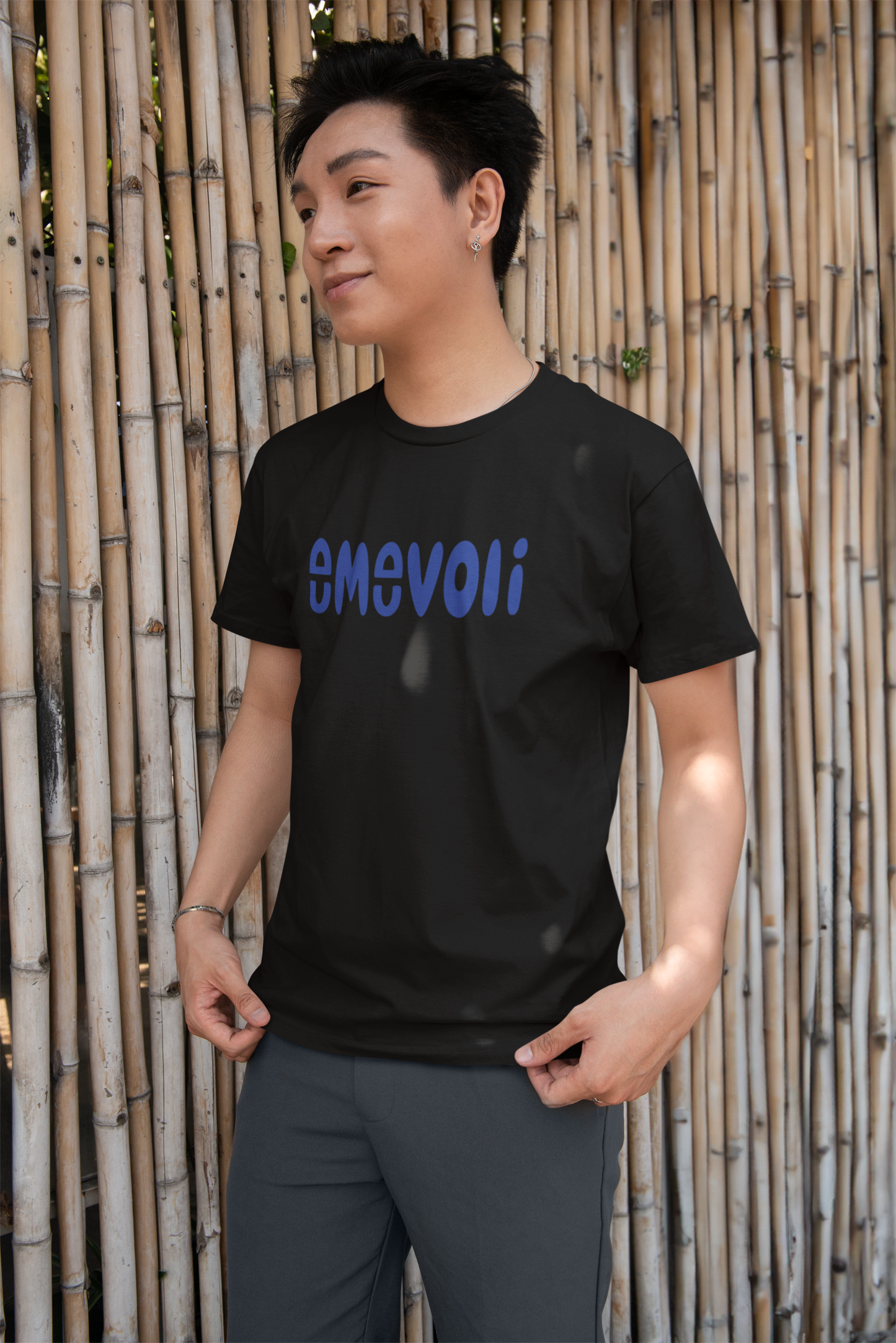 emevoli | Blue Text | Adult Unisex T-Shirt