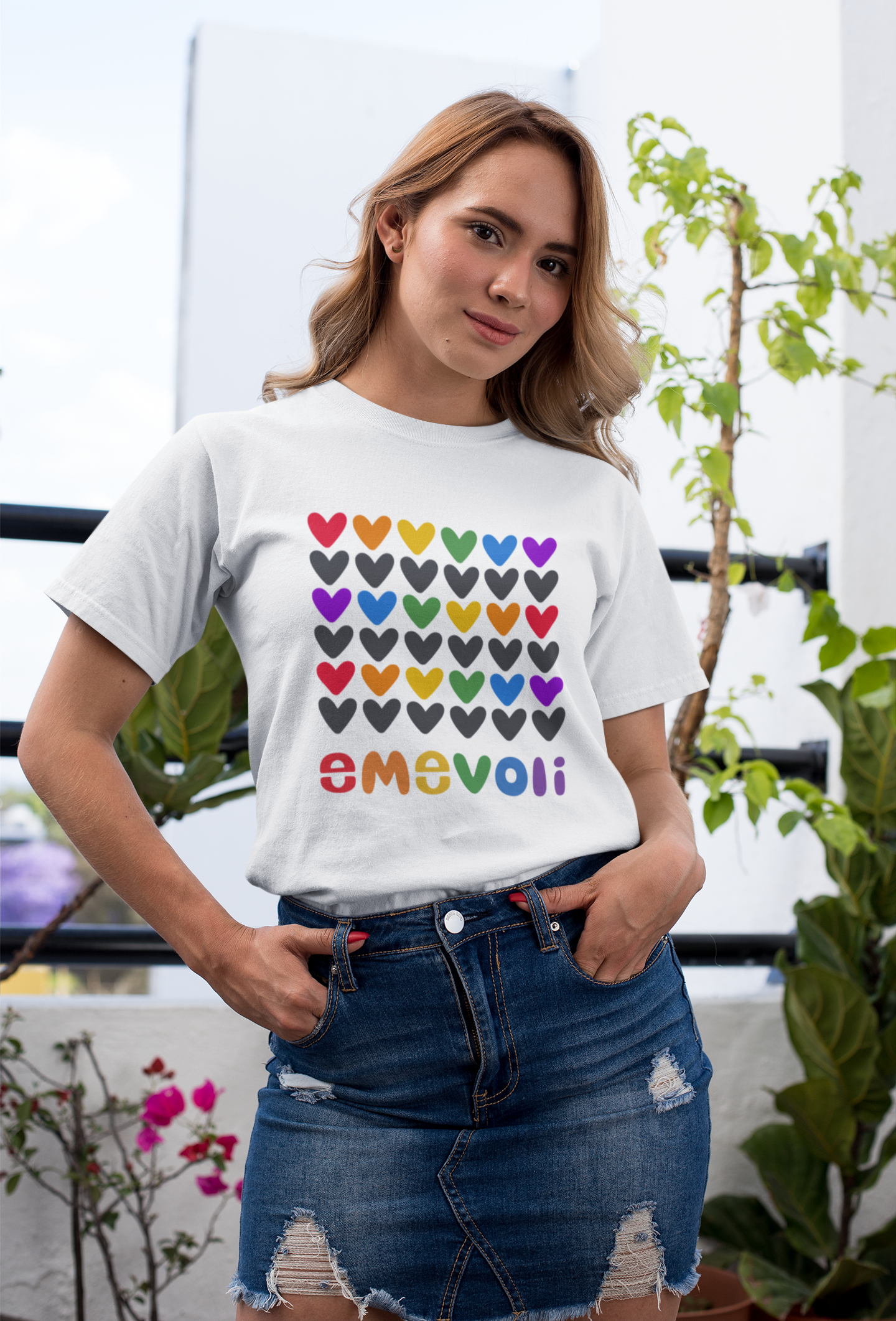 emevoli | Rainbow Rows | Unisex T-Shirt
