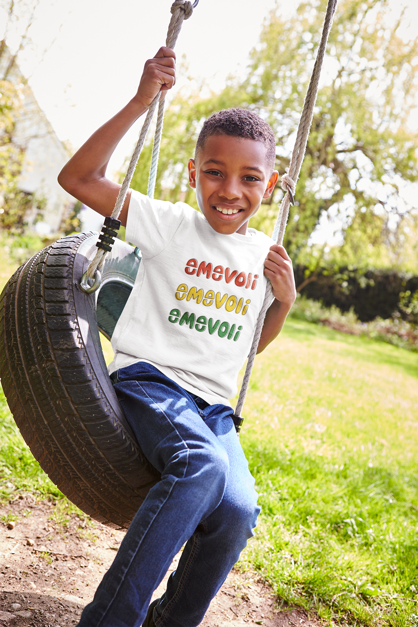 emevoli | Juneteenth Colors | T-Shirt | Youth