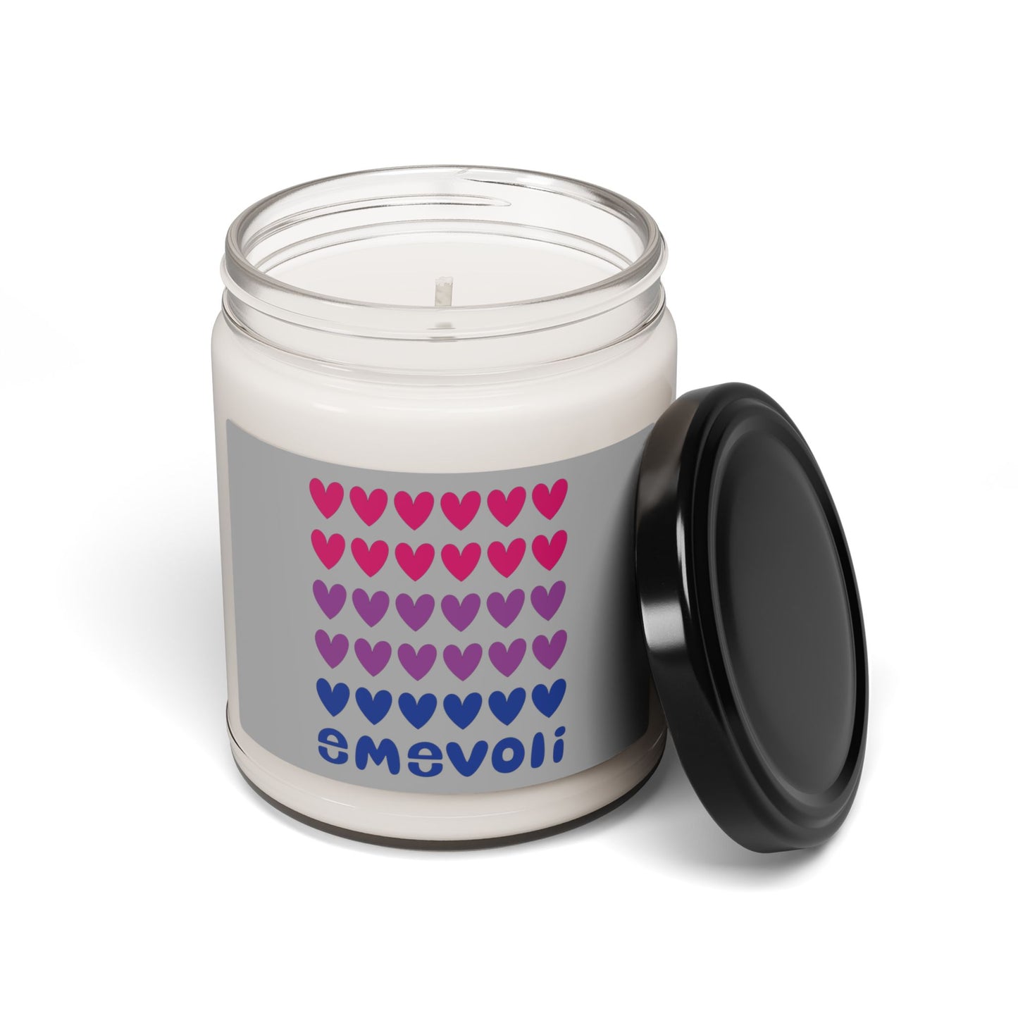 emevoli | Scented Soy Candle | 9oz | Bisexual Flag Colors