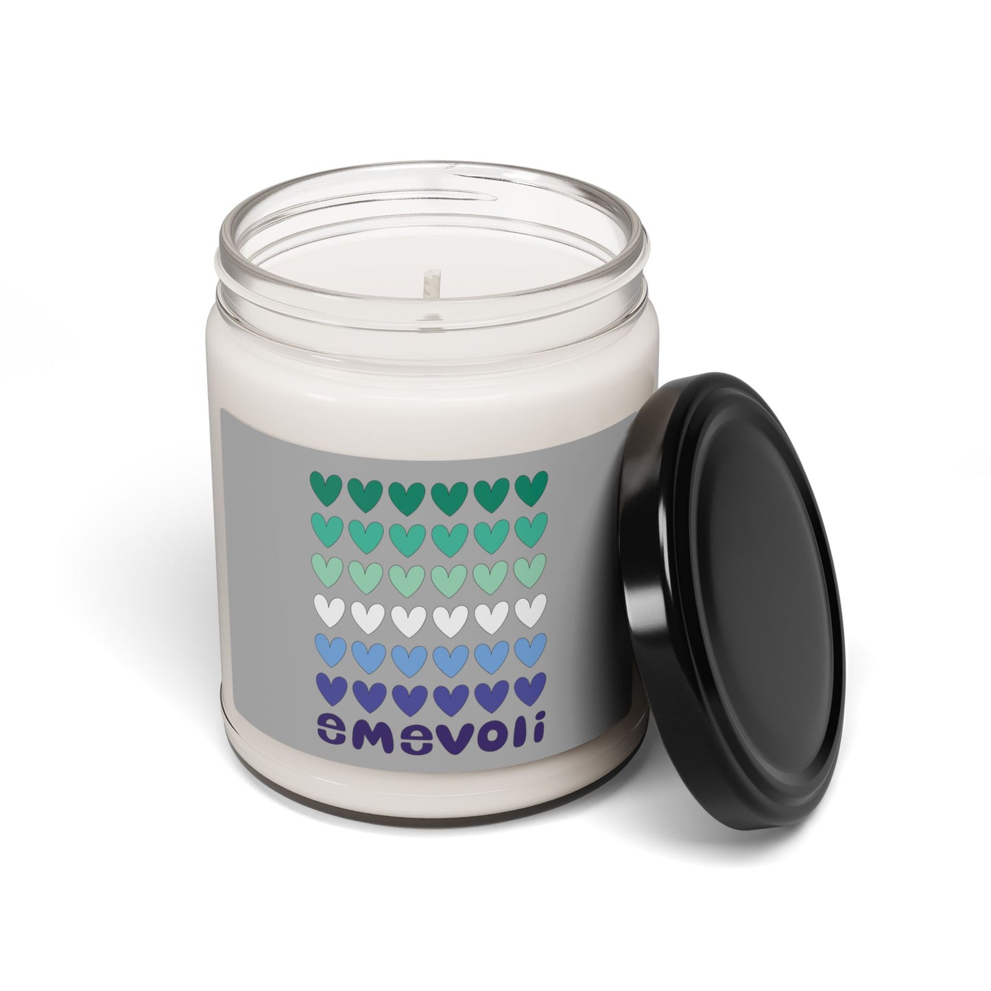 emevoli | Scented Soy Candle | 9oz | Gay Men's Flag Colors