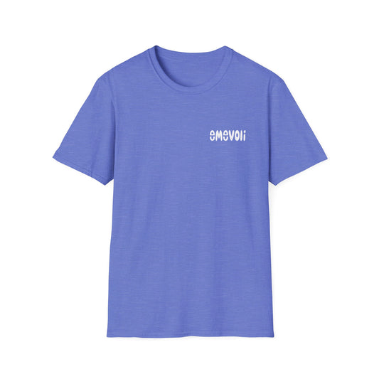 emevoli | Unisex Softstyle T-Shirt | Text - Pocket Area