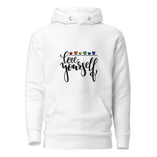 Love Yourself | Rainbow | Pride | Hooded Sweatshirt | Unisex