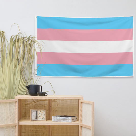 Trans Flag 61 x 38