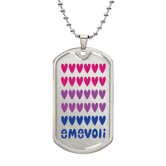 Dog Tag Bisexual Colors with emevoli