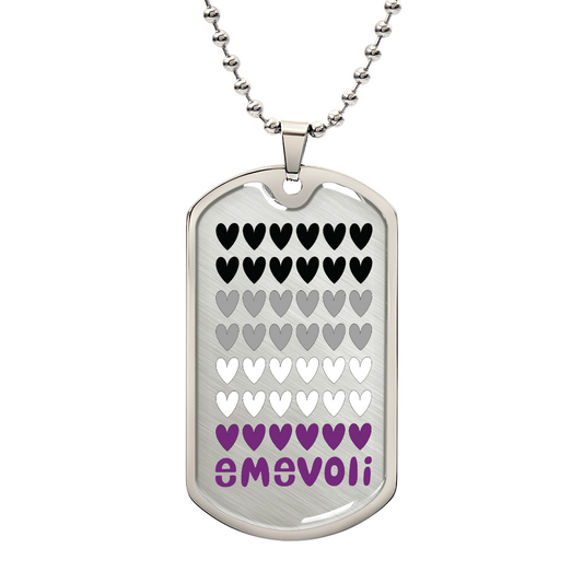 Dog Tag Asexual Colors with emevoli