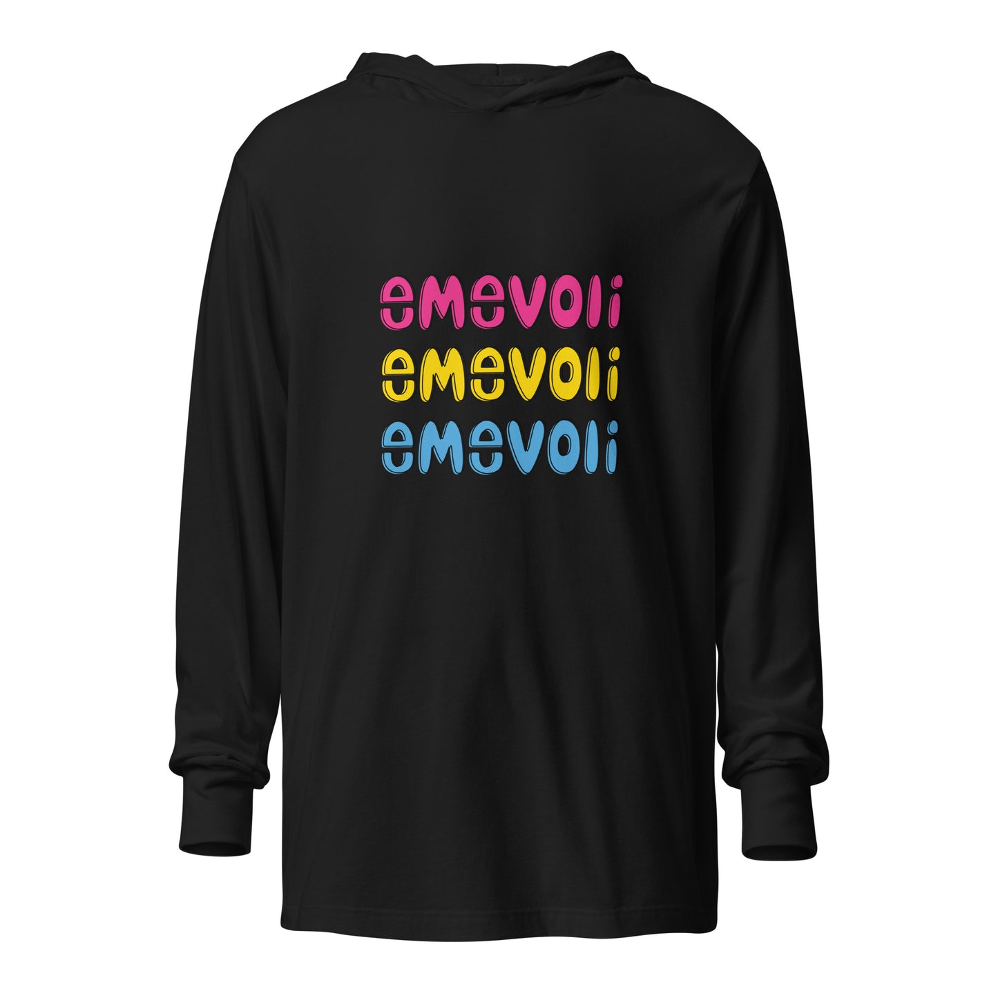 emevoli | PANSEXUAL Colors | Unisex | Hooded Long-Sleeve Tee