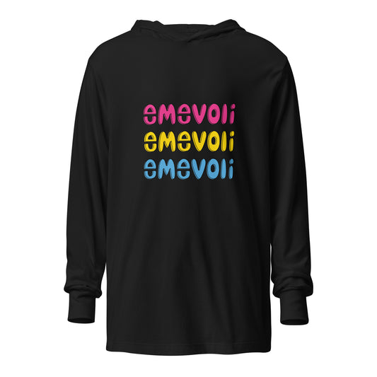 emevoli | PANSEXUAL Colors | Unisex | Hooded Long-Sleeve Tee