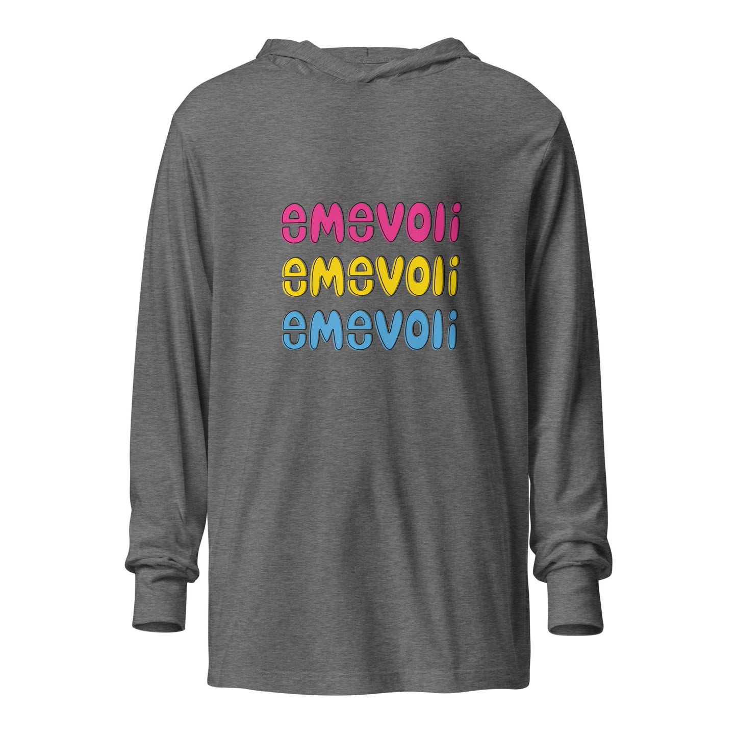 emevoli | PANSEXUAL Colors | Unisex | Hooded Long-Sleeve Tee