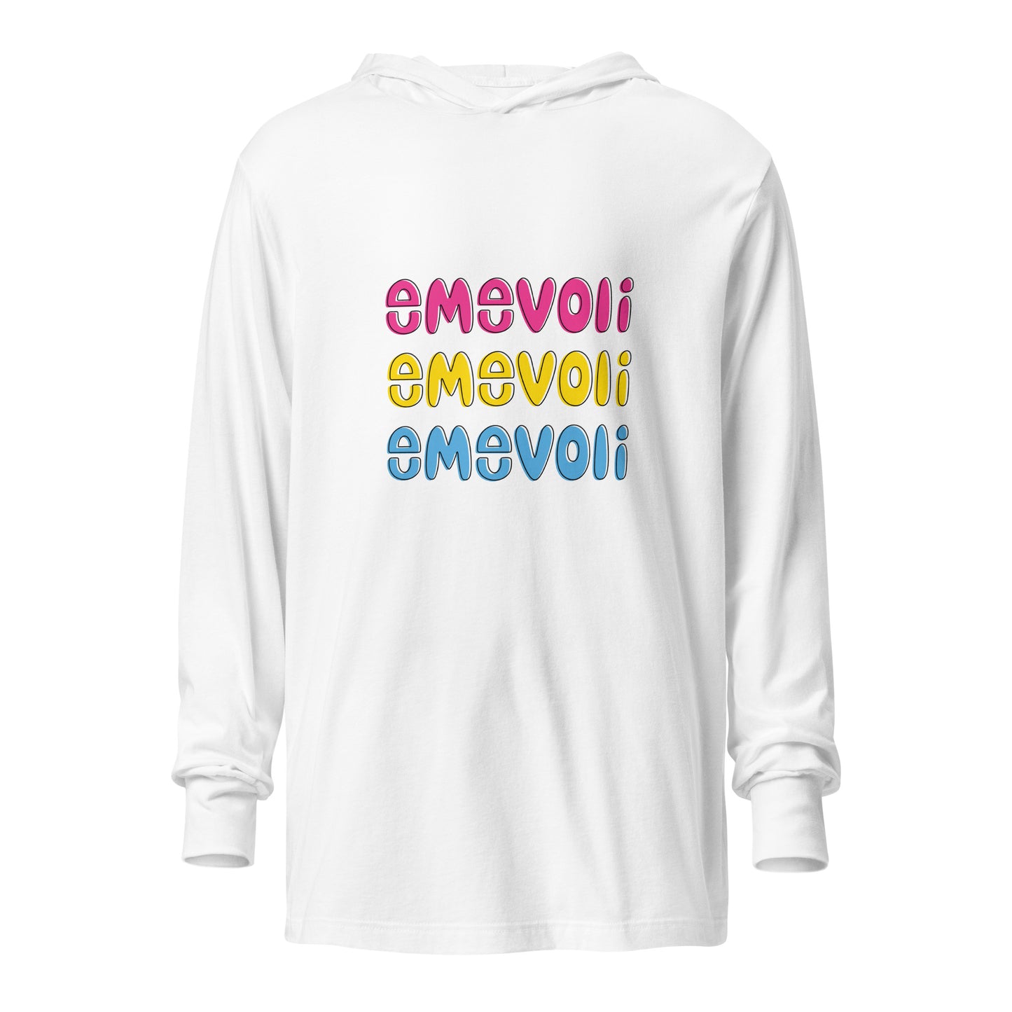 emevoli | PANSEXUAL Colors | Unisex | Hooded Long-Sleeve Tee