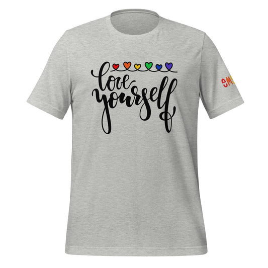 "Love Yourself" | Rainbow Hearts | Unisex T-Shirt