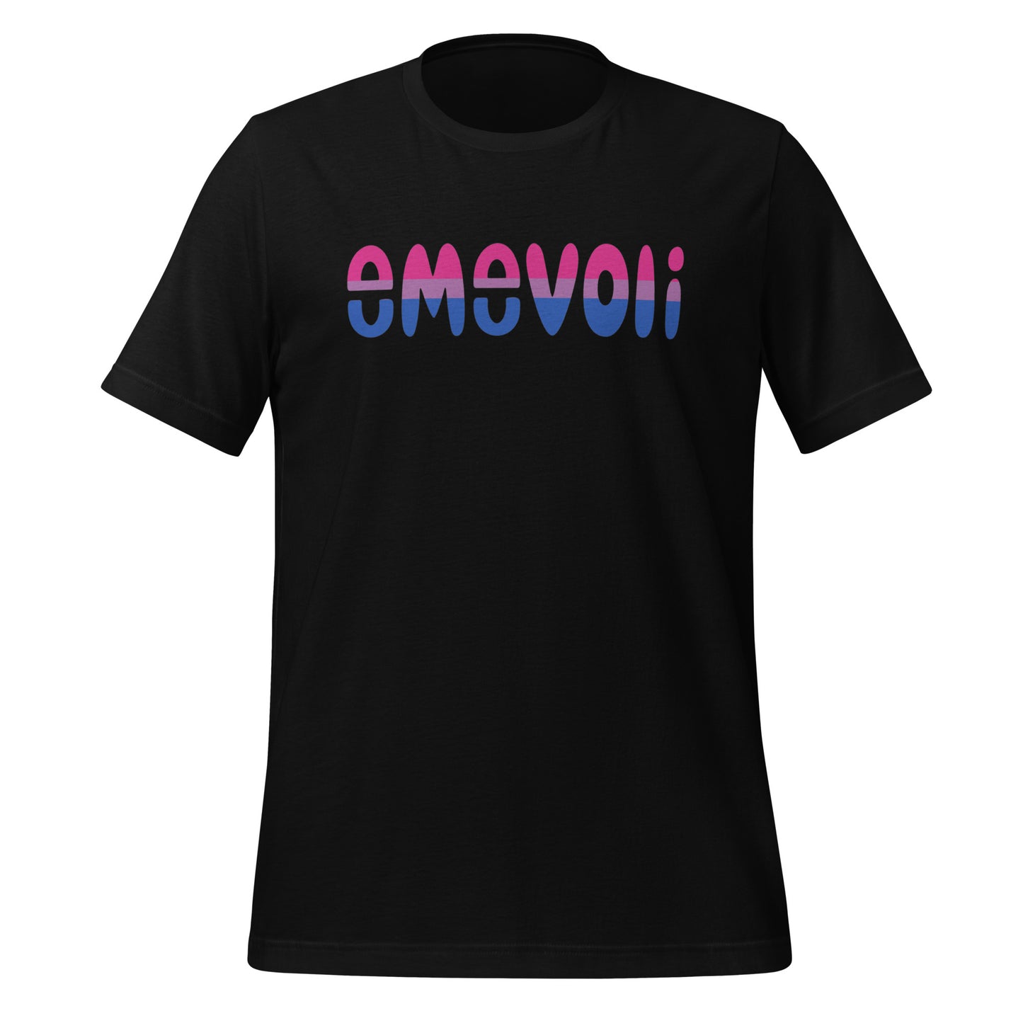 emevoli | Bisexual Flag Colors | Unisex t-shirt