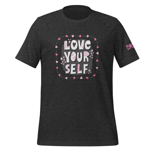 "Love Your Self" | Unisex T-Shirt | emevoli on sleeve