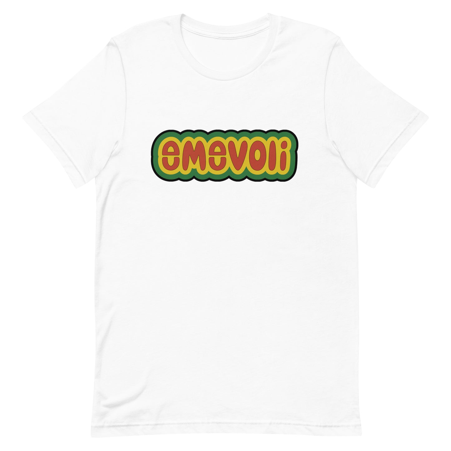 emevoli | Juneteenth Colors | Bubble Letters | Unisex t-shirt