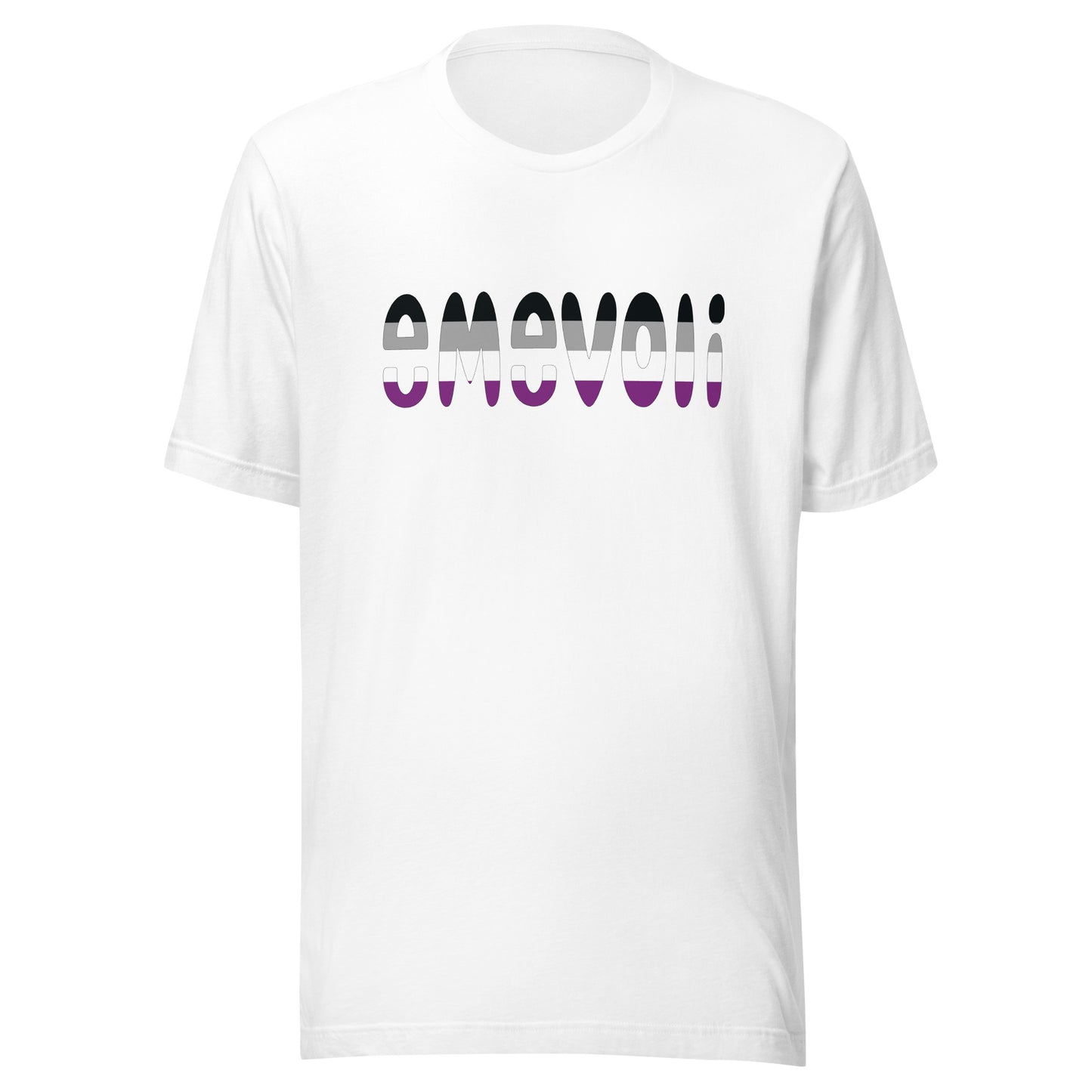 emevoli | Asexual Flag Colors | Unisex T-Shirt