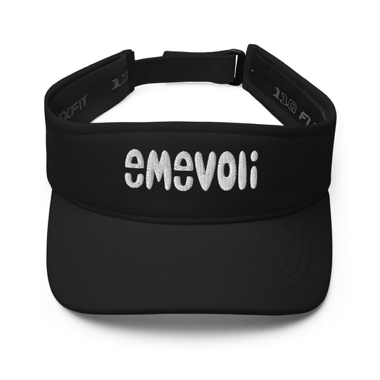 emevoli | White Text | Black Visor