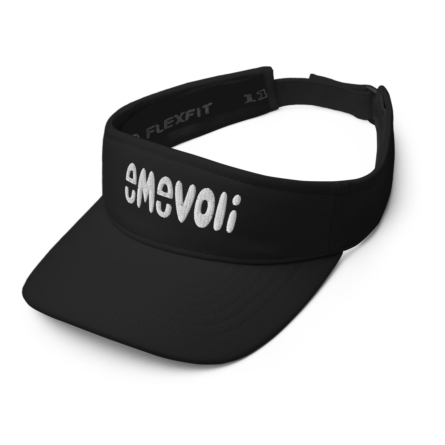 emevoli | White Text | Black Visor