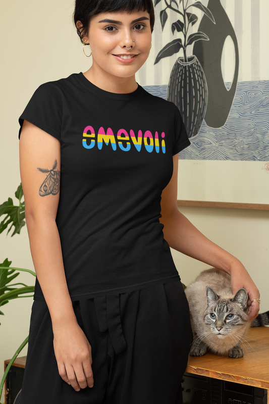emevoli | Pansexual Flag Colors | Unisex t-shirt