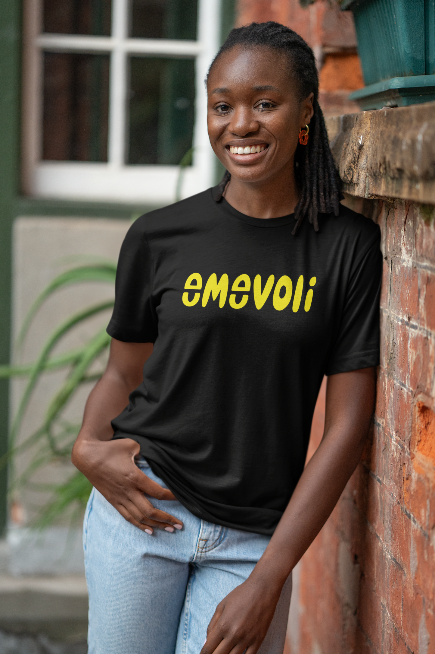 emevoli | Yellow Text | Adult Unisex T-Shirt