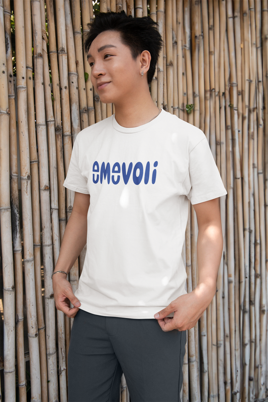 emevoli | Blue Text | Adult Unisex T-Shirt