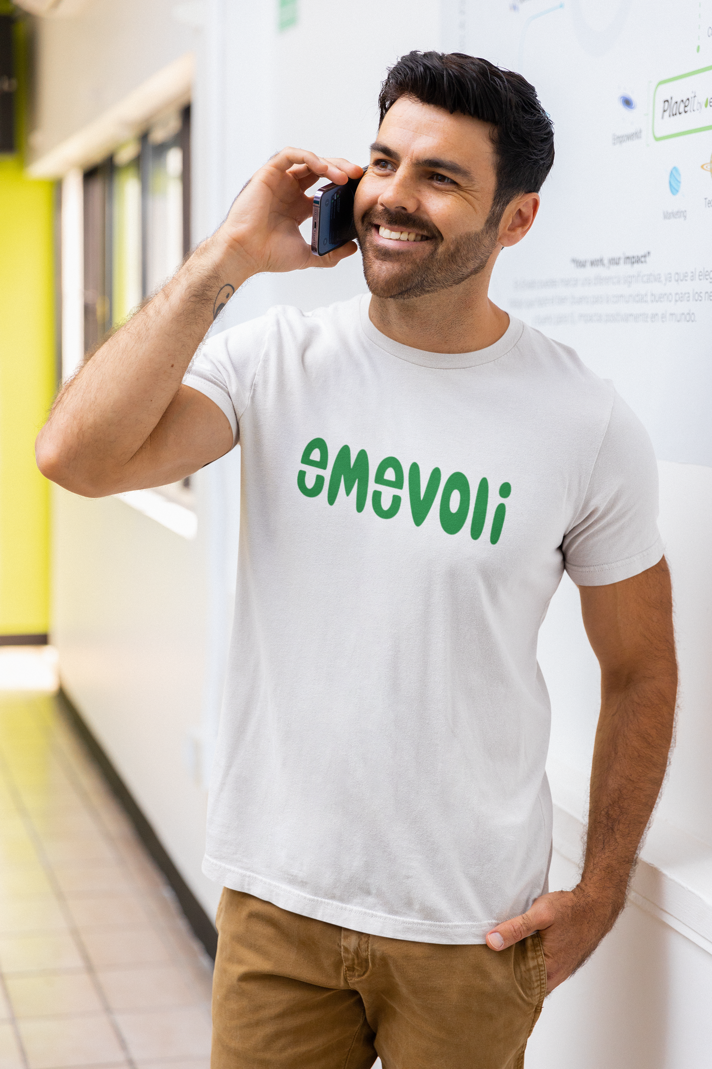 emevoli | Green Text | Adult Unisex T-Shirt