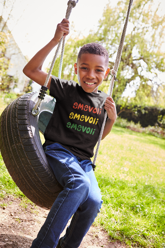 emevoli | Juneteenth Colors | T-Shirt | Youth