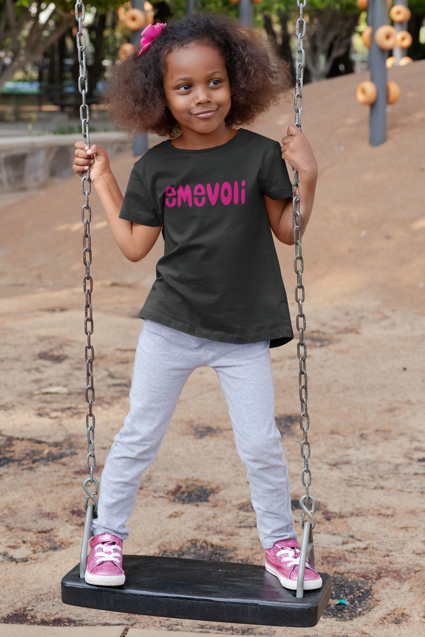 emevoli | Pink Text | T-Shirt | Youth