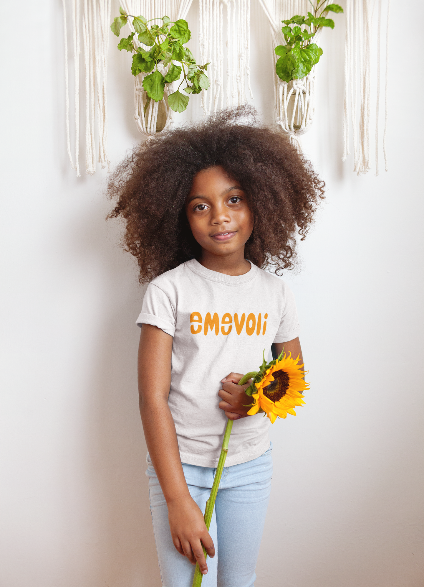 emevoli | Orange Text | T-Shirt | Youth