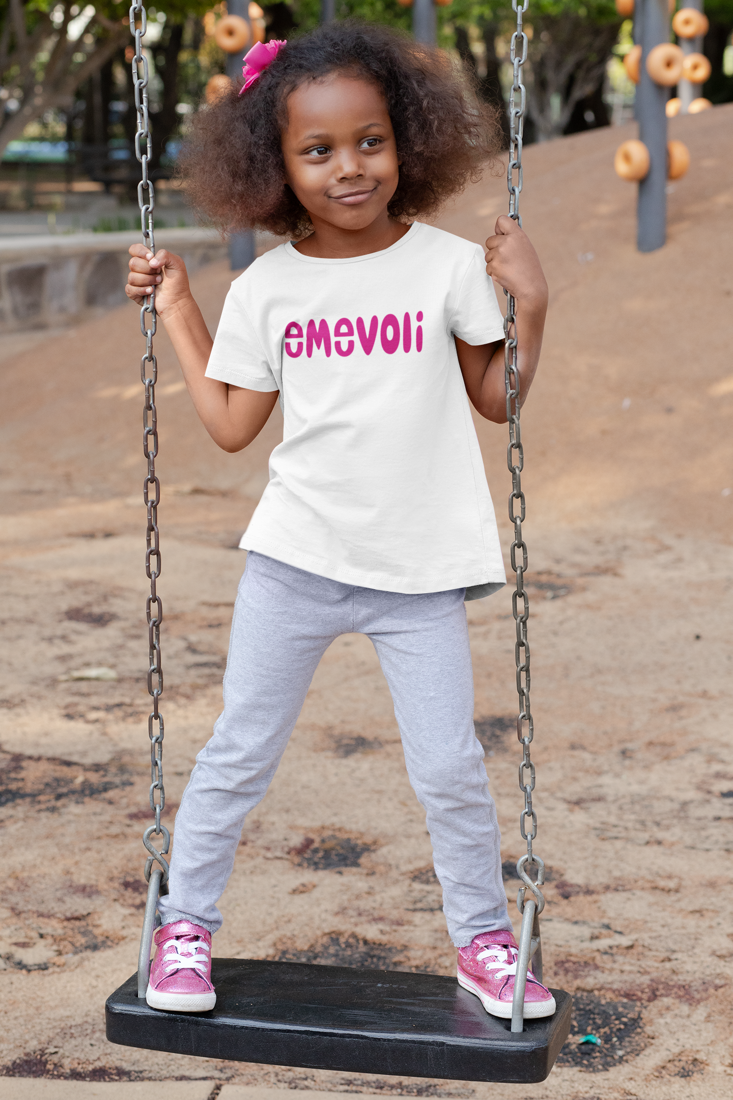 emevoli | Pink Text | T-Shirt | Youth