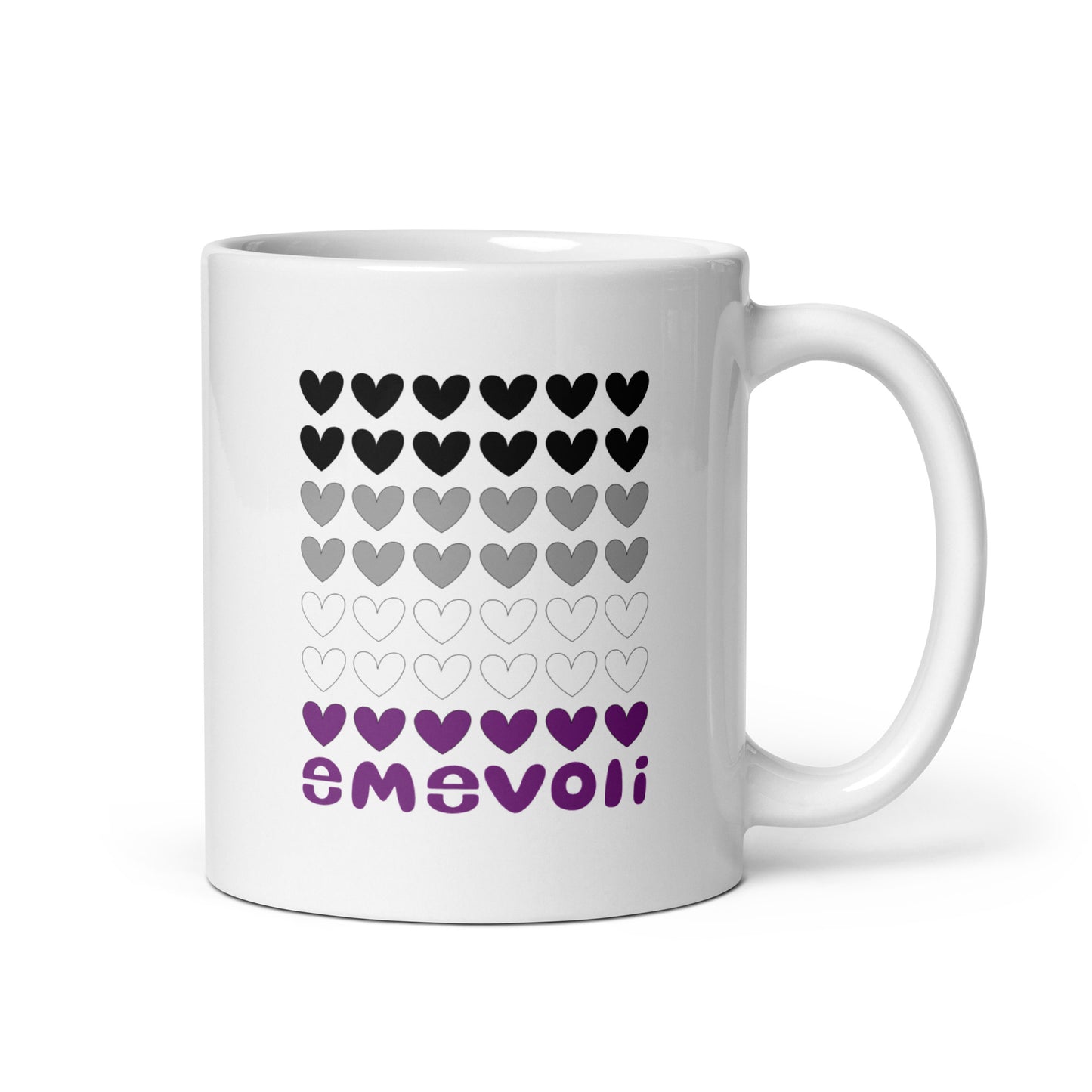 emevoli | Mug | Asexual Flag Colors