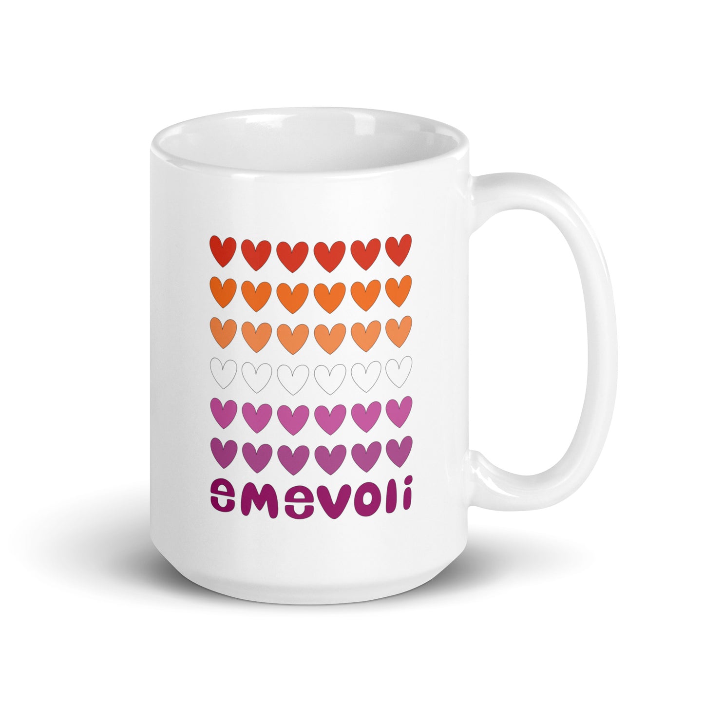 emevoli | Mug | Lesbian Flag Colors