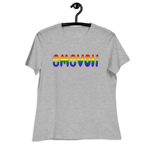 emevoli | Pride Flag Colors | Women's Relaxed T-Shirt