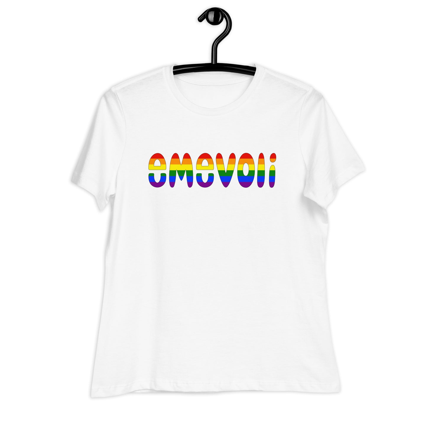 emevoli | Pride Flag Colors | Women's Relaxed T-Shirt