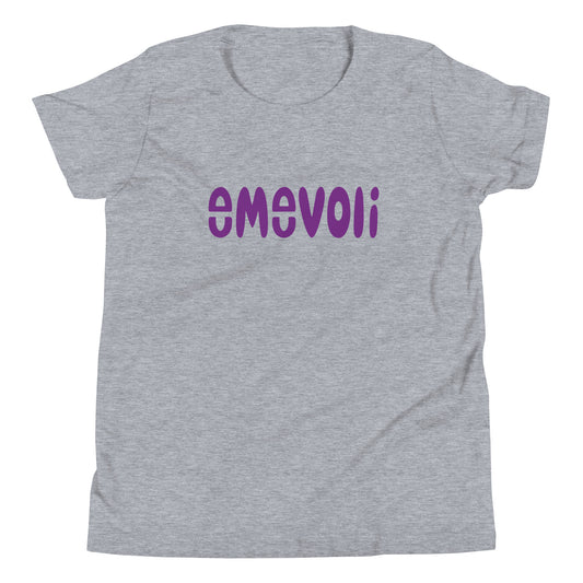 emevoli | Purple Text | T-Shirt | Youth