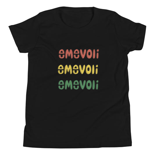 emevoli | Juneteenth Colors | T-Shirt | Youth