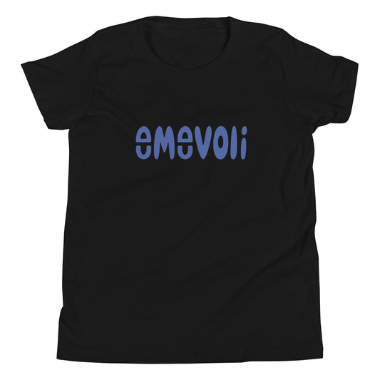 emevoli | Blue Text | T-Shirt | Youth